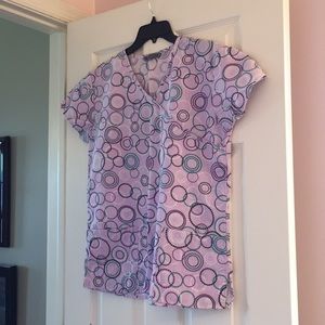 Wear for care scrub top
